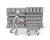 Favorite shopping ｜ Push shopping cart ｜ Food procurement clerk ――Personal illustration ｜ Free material