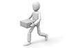 Cargo ｜ Delivery ｜ Delivery ――Personal illustration ｜ Free material