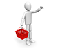 Basket / Red / Shopping-Personal Illustration | Free Material