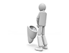 Piss-Person Illustration | Free Material
