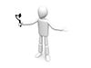 Selfie ｜ Gimbal ｜ Smartphone ――Personal Illustration ｜ Free Material