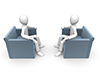 Discussion ｜ People ｜ Discussion ｜ Discussion ――Person Illustration ｜ Free Material