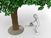Grow | Plants | Big Trees | People-People Illustrations | Free Materials