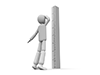 Body measurement ｜ Height ｜ Stretch ｜ Stretching ――Personal illustration ｜ Free material