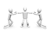 Popular ｜ Pulling Dako ｜ Popular ｜ Two people ――Personal illustration ｜ Free material