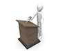 Speaker ｜ Speech ｜ Election ｜ Appeal ――Personal Illustration ｜ Free Material