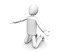 Ask for help ｜ Spread your hands ｜ Help ｜ People-People illustrations ｜ Free material