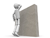 Wall ｜ Peep ｜ Survey ｜ Confirmation ――Personal Illustration ｜ Free Material
