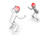 Get angry ｜ Blood on my head ｜ Fight ｜ I'm angry ――Personal illustration ｜ Free material