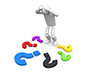 Hold your head ｜ Problems ｜ Survey ｜ Quiz ――Personal illustrations ｜ Free material