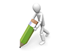 Draw ｜ Write ｜ Pencil ｜ Person-Person Illustration ｜ Free Material