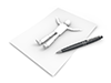Paper and pen I can't think of any ideas-Personal illustrations | Free material