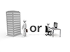 Office worker or freelance? Which one to choose-Personal illustration | Free material