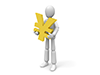 Buy Yen Exchange-Person Illustration | Free Material