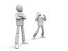 Victory person regrettable person-person illustration | Free material