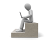 Work on the go ｜ Appeal to work ｜ Free illustration ｜ Free image ――Personal illustration ｜ Free material
