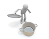 What is today's cooking? ｜ Hungry person ｜ Person illustration ｜ Free material --Person illustration ｜ Free material