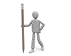 Pencils and people ｜ Study from now on ｜ Free illustrations ｜ Free images ――People illustrations ｜ Free materials
