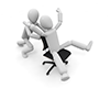 Flirtatious adults ｜ Happy project success ｜ Free illustrations ｜ Peoples-People illustrations ｜ Free materials