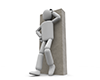 Waiting for a while ｜ Waiting people do not come ｜ Free illustrations ｜ Free images ――Personal illustrations ｜ Free materials