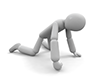 Person who lost self-confidence ｜ Person who collapses ｜ Illustration material ｜ Free material ――Personal illustration ｜ Free material