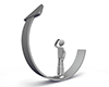 Identify the goal point ｜ Check the top ｜ Rotate --Personal illustration ｜ Free material