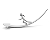 People who have lost momentum | Falling | Dropping --Personal illustrations | Free material