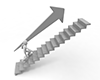 Growing person ｜ Surely go up ｜ I want to get ahead ――Personal illustration ｜ Free material