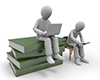 An era where you can search on the Internet without a book | Books that are becoming unnecessary-Personal illustrations | Free materials